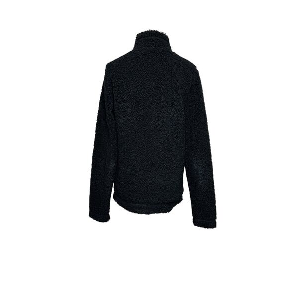 H&M black teddy long sleeves full zip jacket size XS - Picture 9 of 13